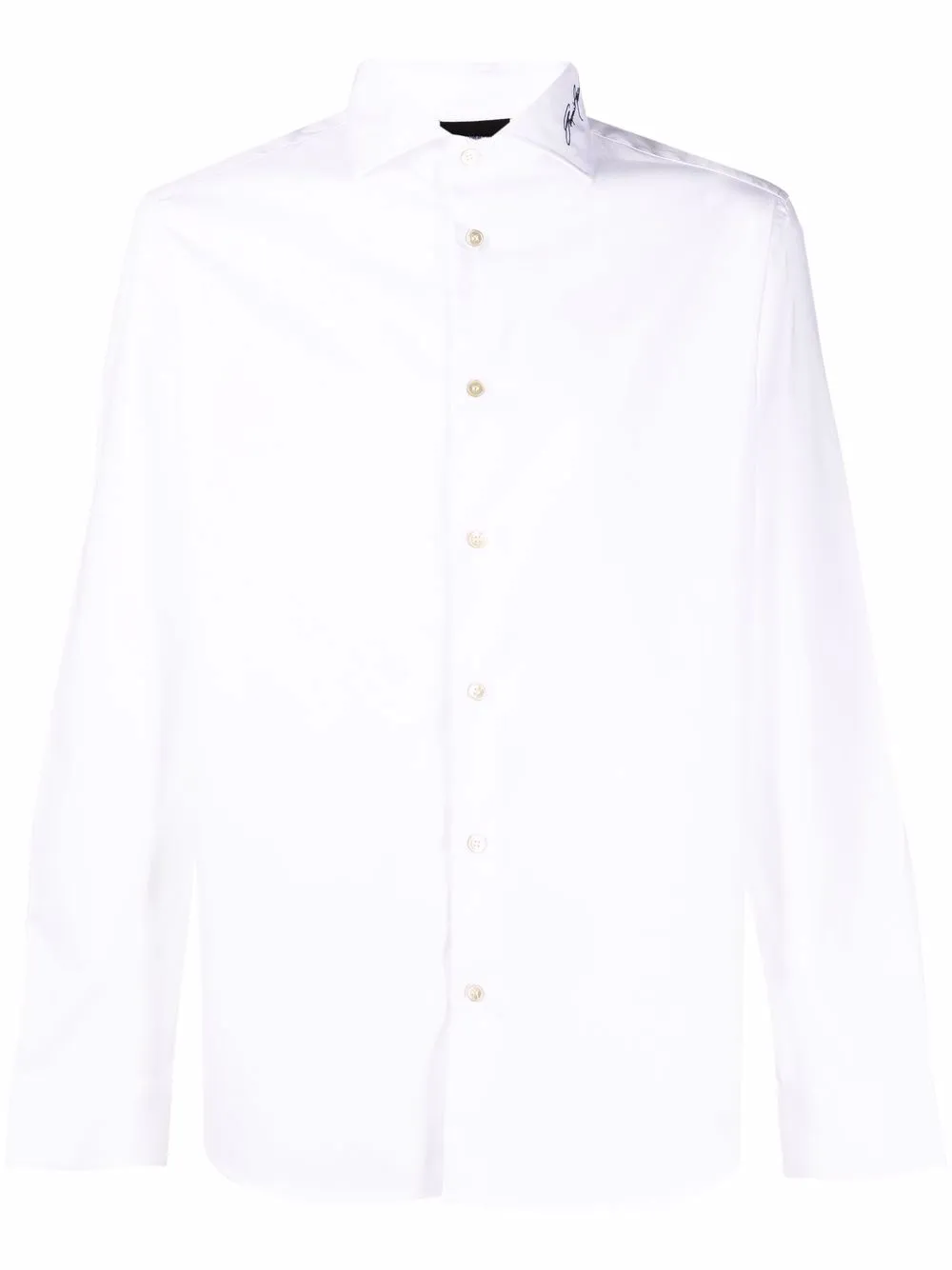 фото Emporio armani рубашка с вышитым логотипом