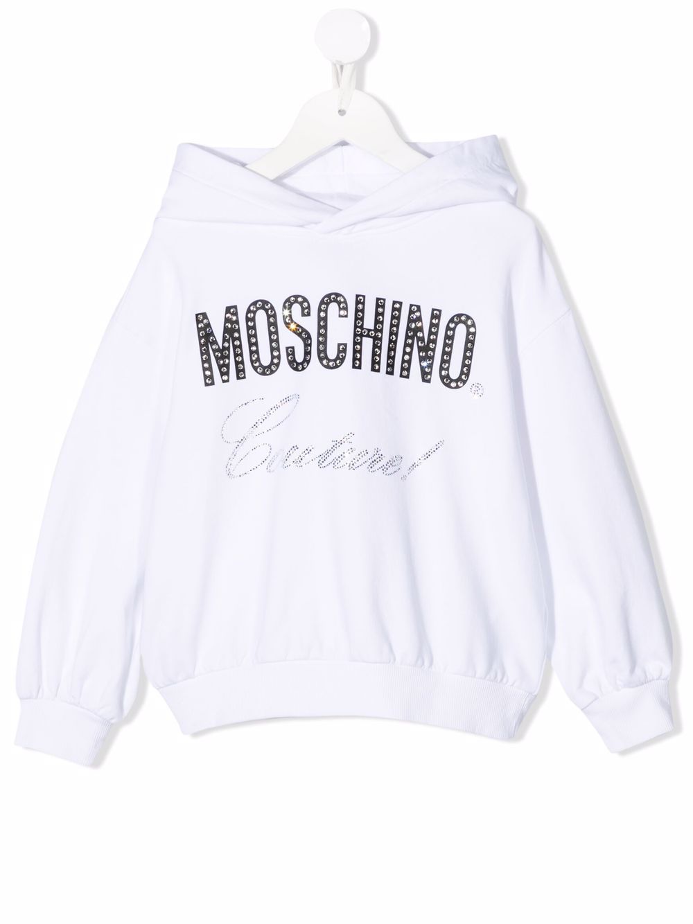 фото Moschino kids худи с декорированным логотипом