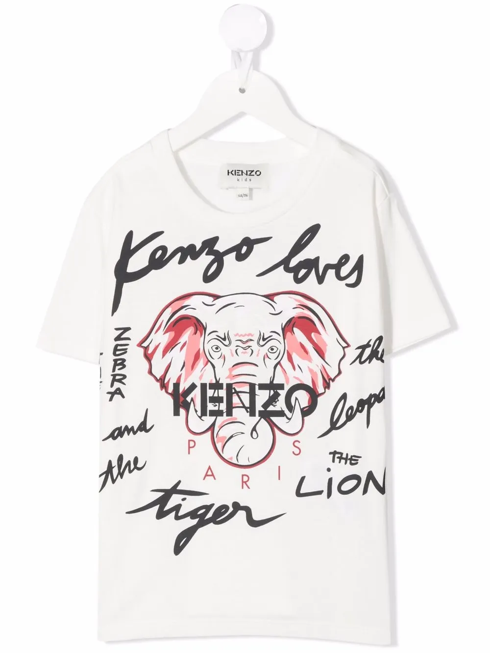 фото Kenzo kids футболка с логотипом