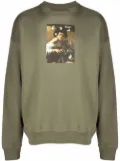 Off-White Caravaggio painting sweatshirt - Green