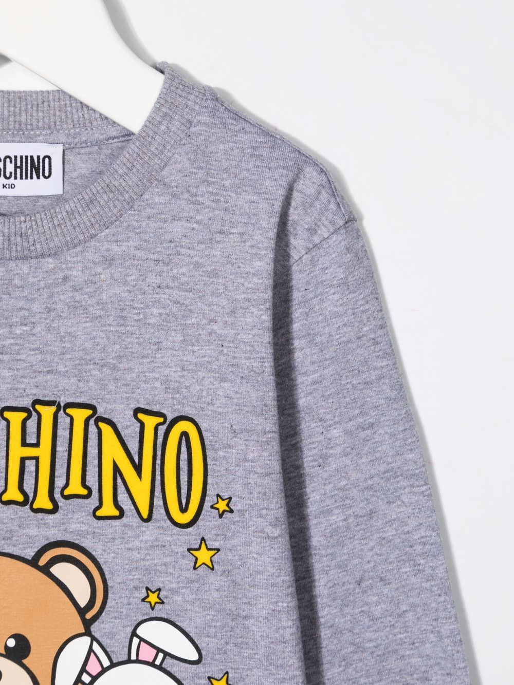 фото Moschino kids футболка с логотипом teddy bear