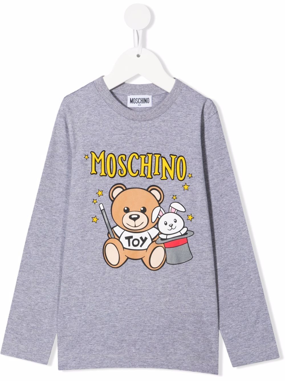 фото Moschino kids футболка с логотипом teddy bear