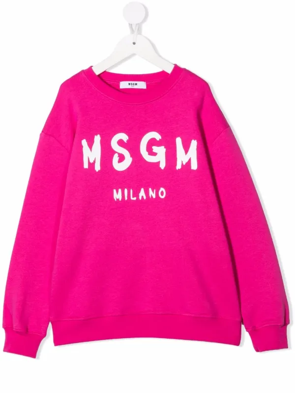 msgm felpa sweatshirt