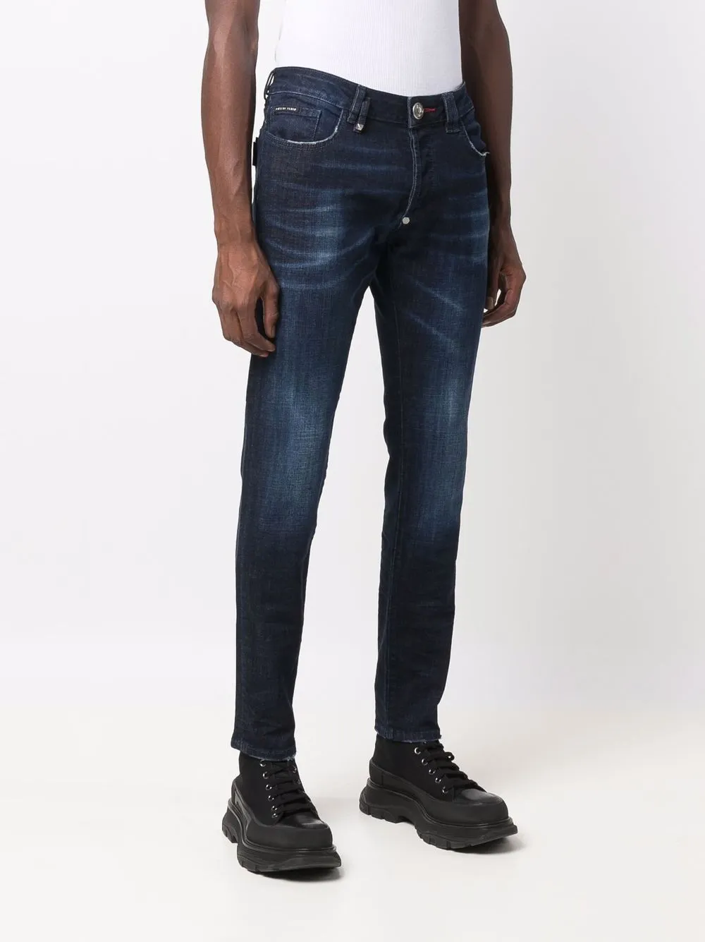 фото Philipp plein джинсы скинни с логотипом