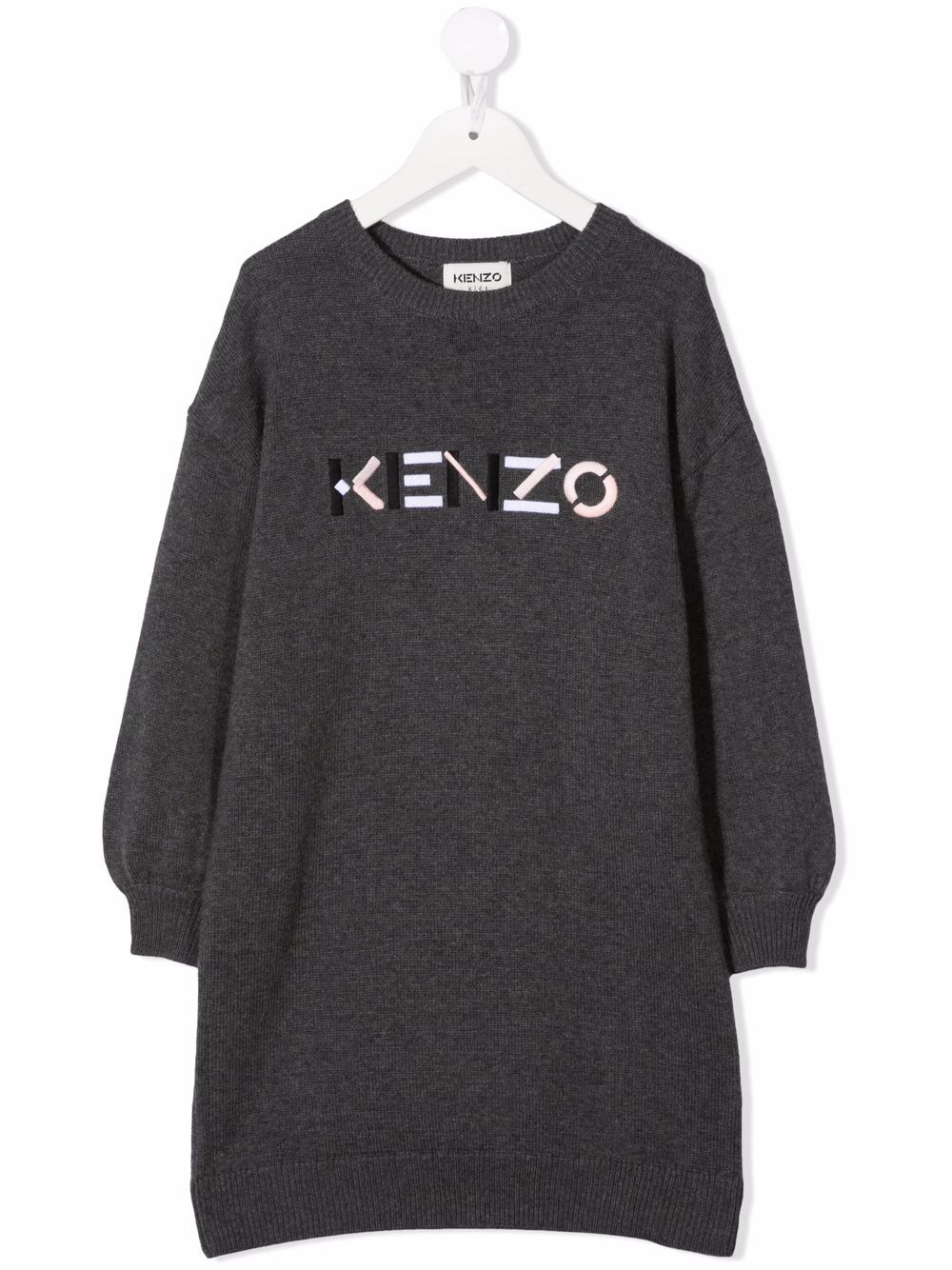 фото Kenzo kids платье-джемпер с логотипом