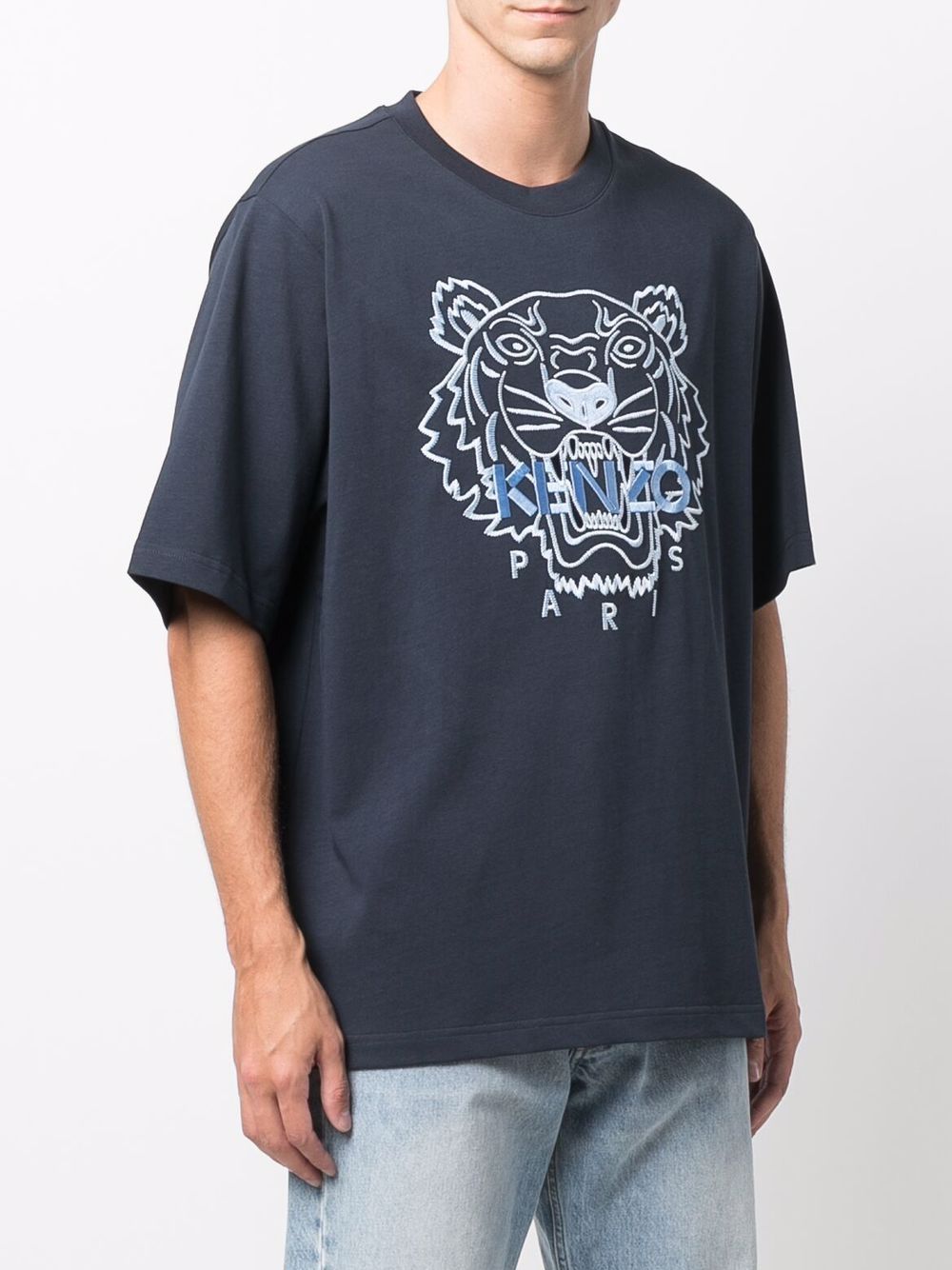 фото Kenzo футболка с вышивкой tiger