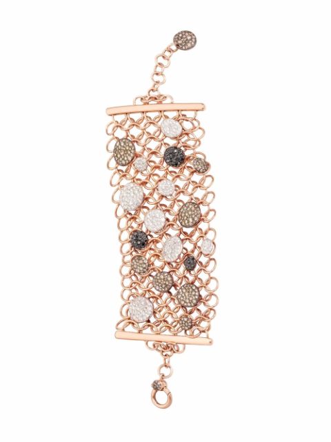Pomellato браслет Sabbia из розового золота с бриллиантами