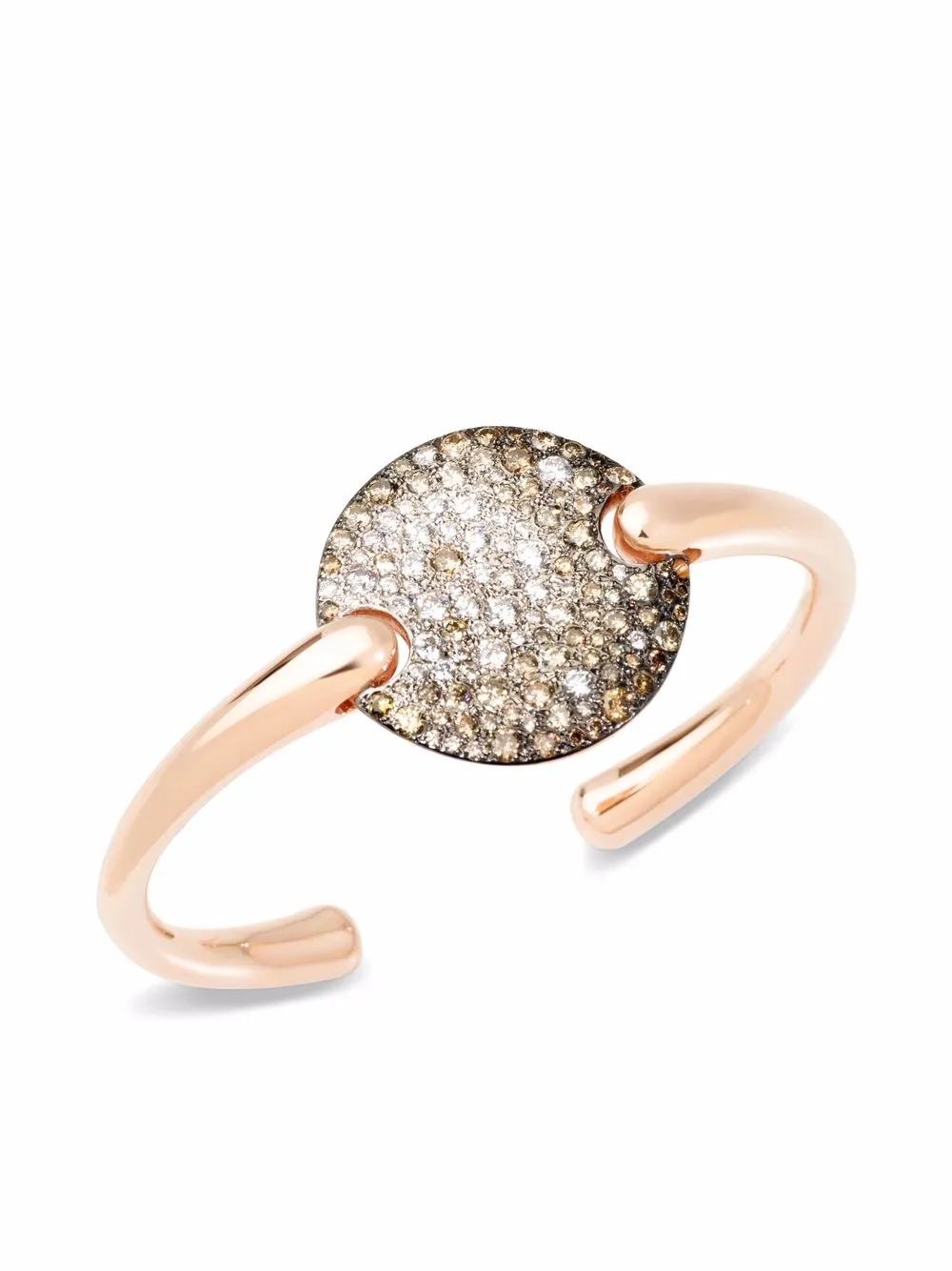 

Pomellato 18kt rose gold Sabbia diamond cuff - Pink