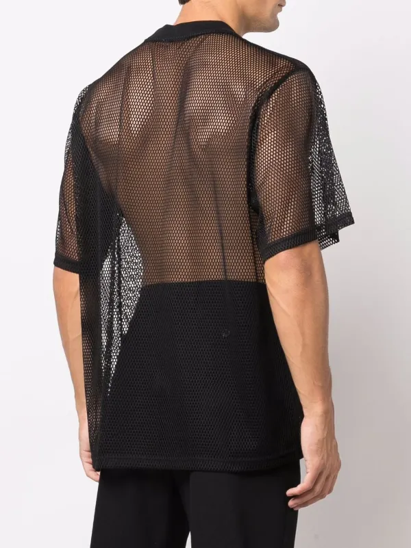 AMI Paris Oversized Mesh T-shirt - Farfetch