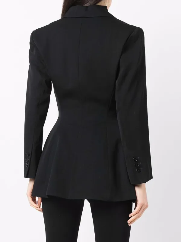 long fitted blazer