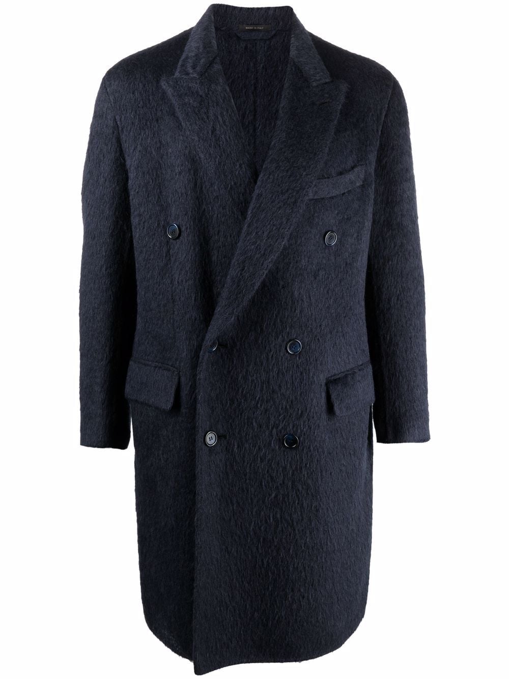 

Brioni double-breasted wool coat - Blue