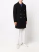 Tagliatore double-breasted virgin wool coat