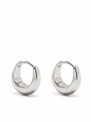 Tom Wood Ice Huggie Earrings | Silver | FARFETCH