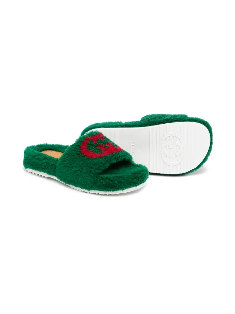 puma furry slides zara
