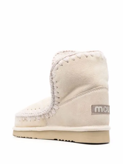 mou shearling and wool boots