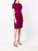 Christian Dior 2010s pre-owned gathered belted dress