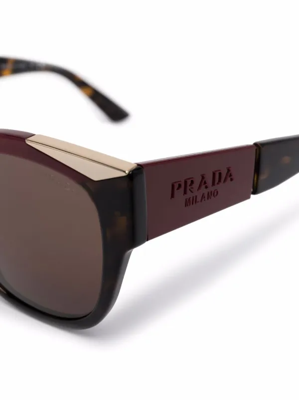 prada thick frame sunglasses