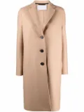 Harris Wharf London single-breasted mid-length coat - Neutrals