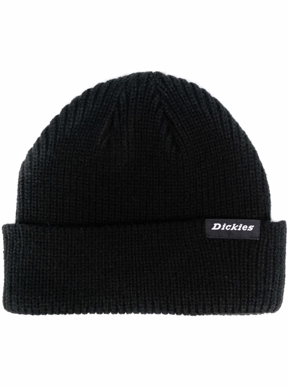 фото Dickies construct logo-patch knitted beanie