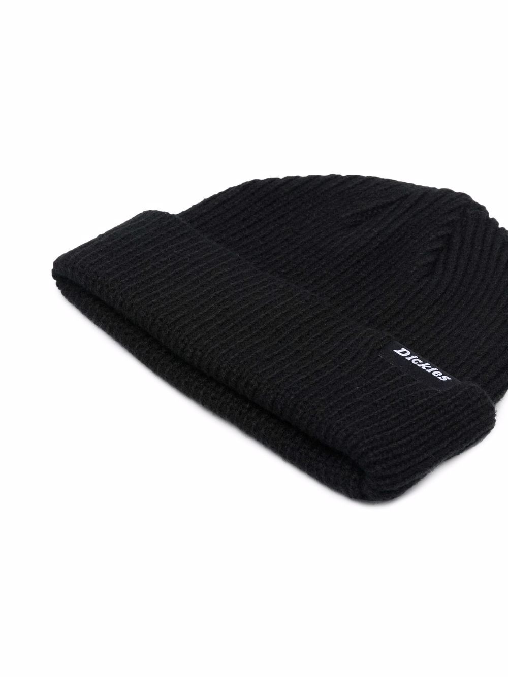 фото Dickies construct logo-patch knitted beanie