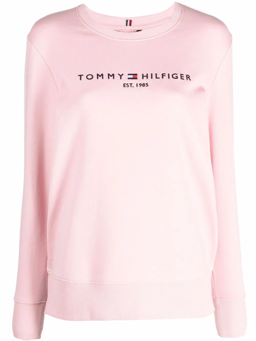 

Tommy Hilfiger sudadera con logo bordado - Rosado