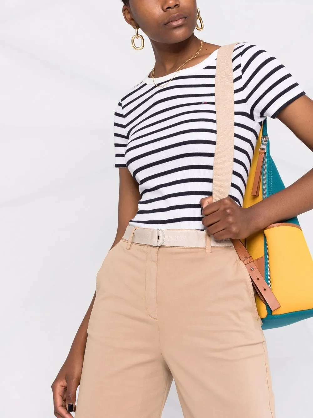 фото Tommy hilfiger футболка в полоску