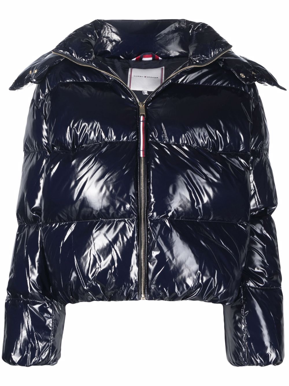 Tommy Hilfiger high-shine Puffer Jacket Farfetch