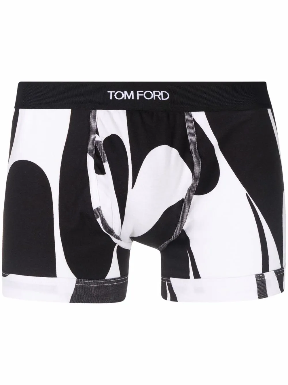 

TOM FORD playera con cuello henley - Negro