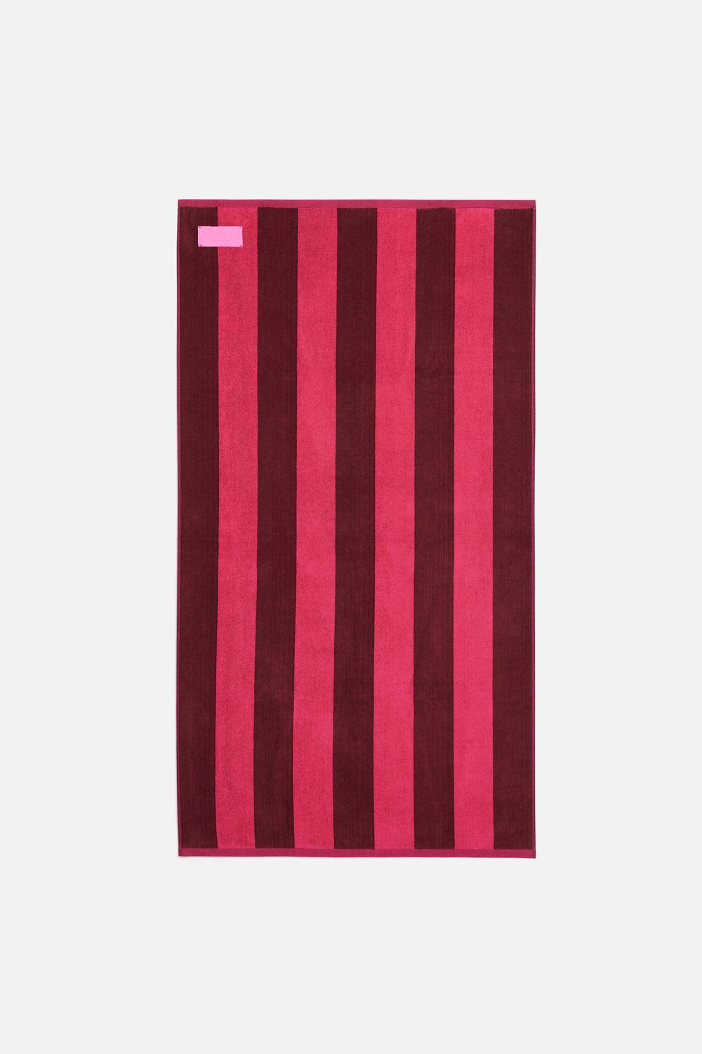 Striped Beach Towel - AMI PARIS OFFICIAL