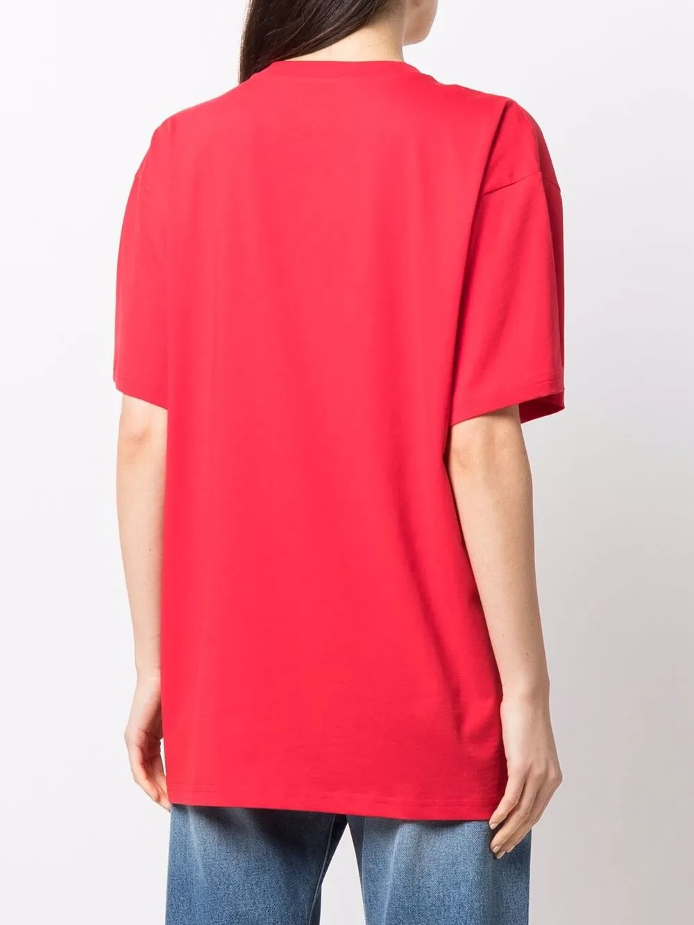 фото Moschino футболка с принтом teddy bear