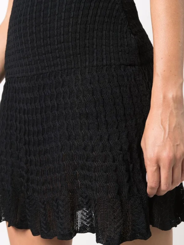 1980s knitted fitted dress