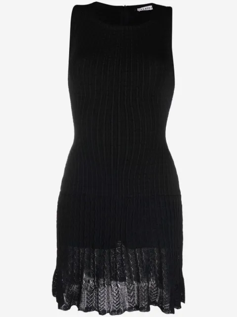 Alaïa Pre-Owned 1980s knitted fitted dress