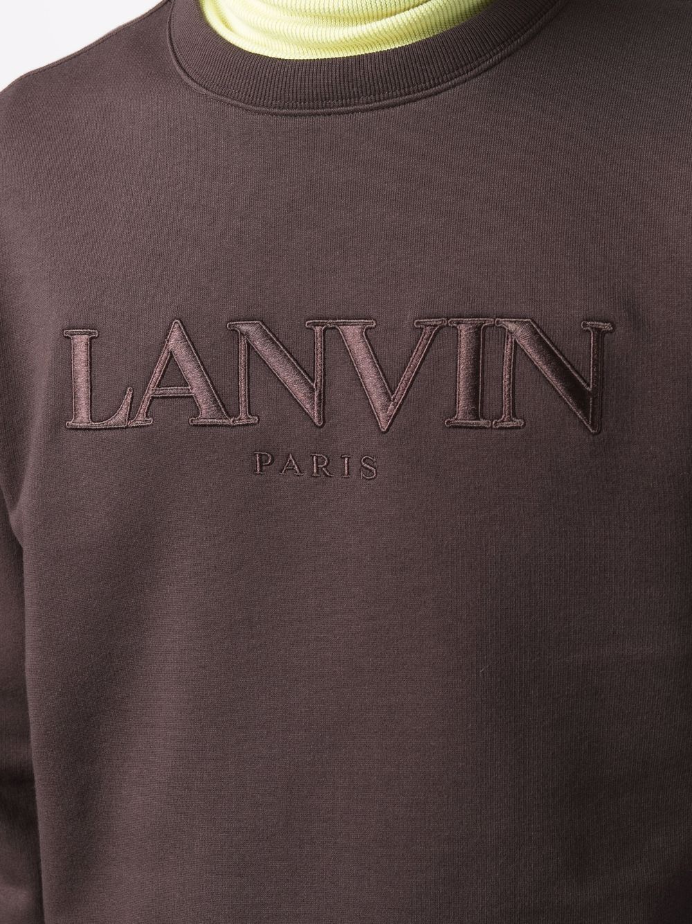 фото Lanvin толстовка с вышитым логотипом