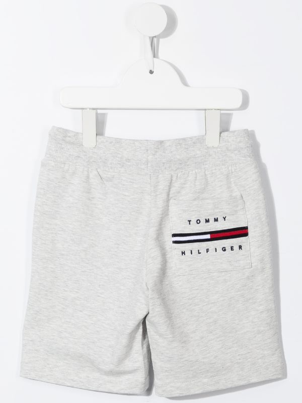 tommy hilfiger flag cotton shorts