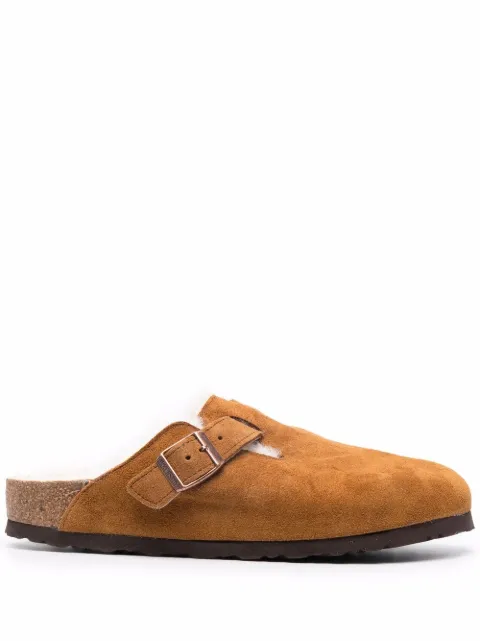 Birkenstock chaussons Boston en fourrure