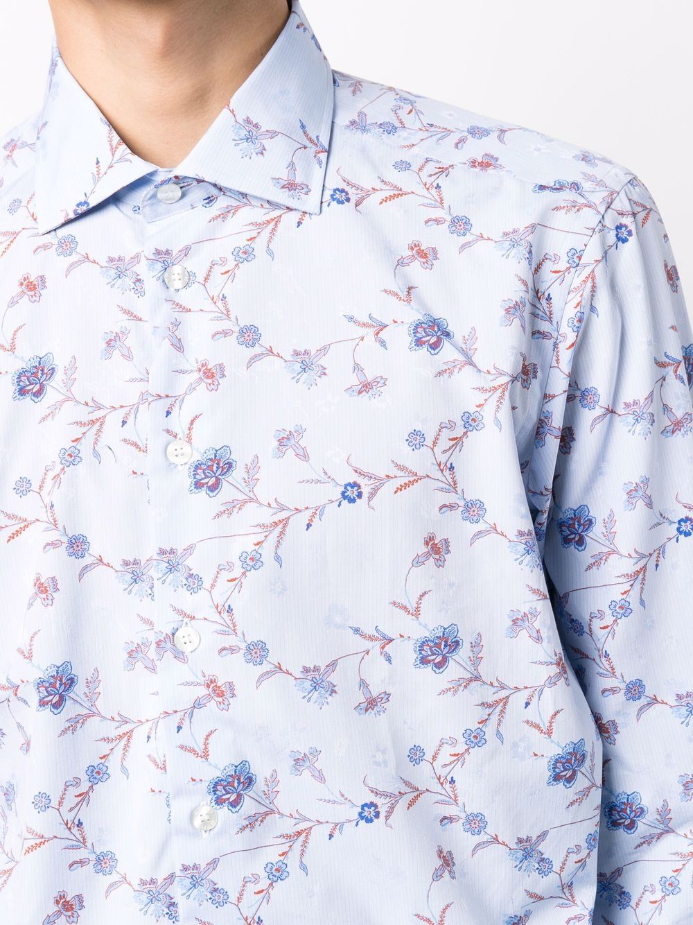 Shop ETRO all-over floral print shirt with Express Delivery - FARFETCH