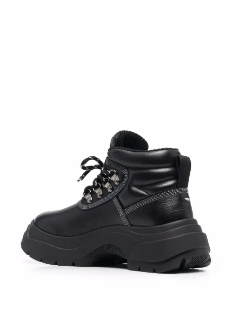 Maison Margiela lace-up leather boots S58WS0196P4353 - 2