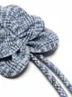 Giorgio Armani flower-motif brooch