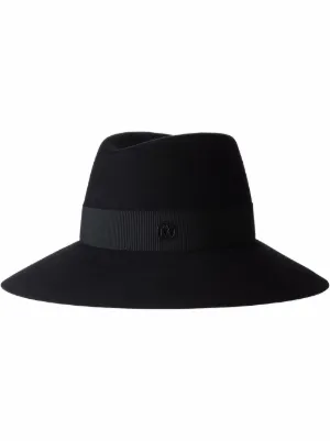 Maison Michel黒ウール・フェルトハット Maison Michel Virginie フェドーラハット 通販 - FARFETCH