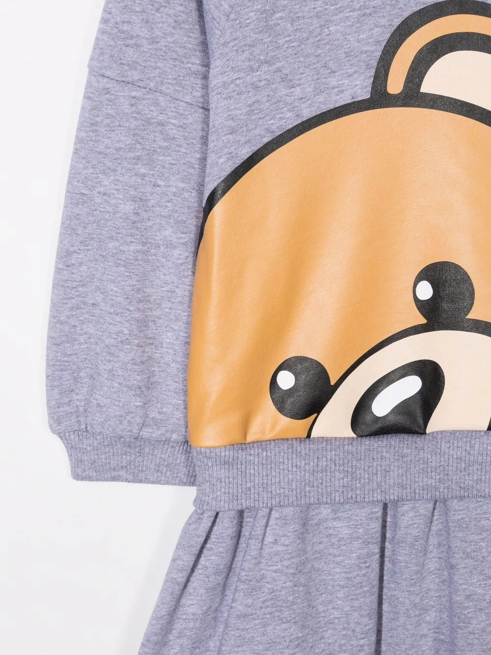 фото Moschino kids платье teddy bear