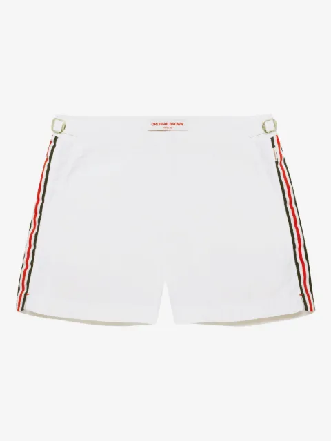 Orlebar Brown short de bain à bandes latérales