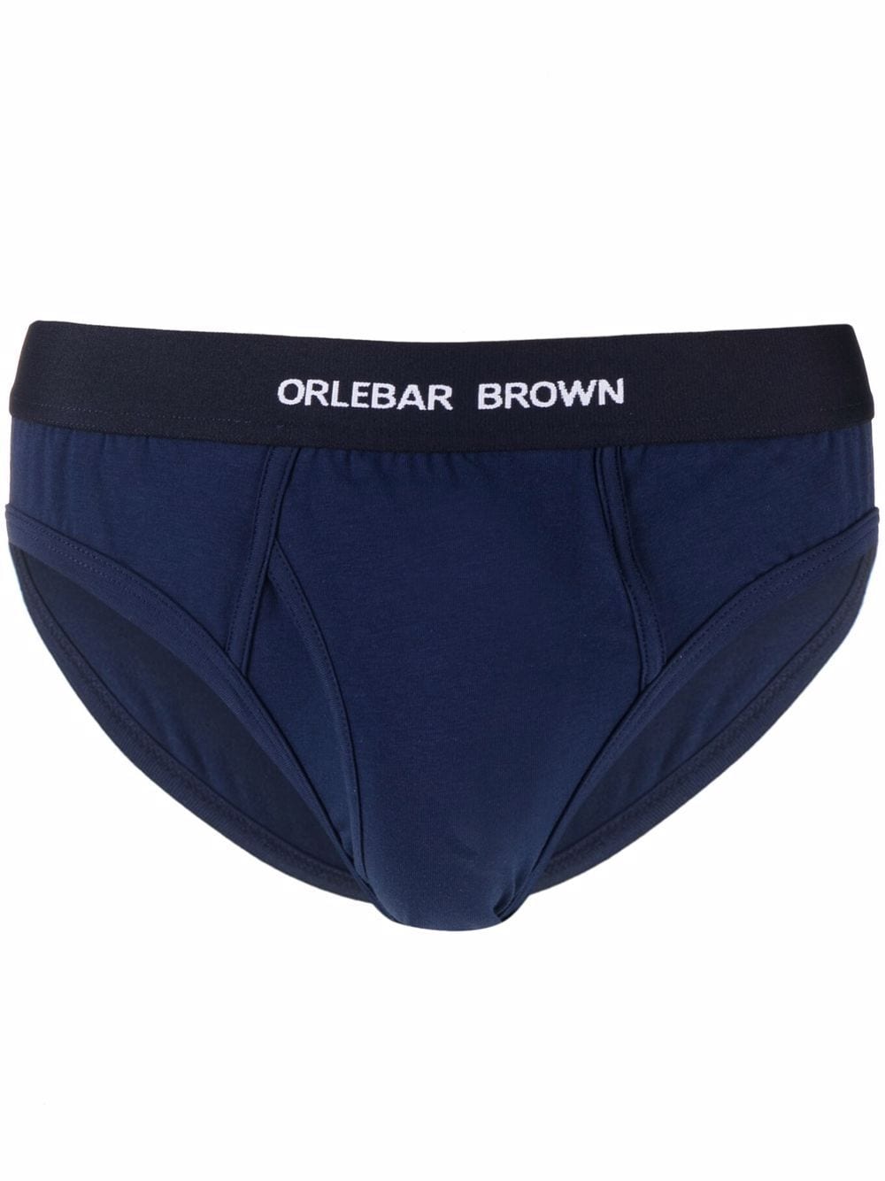 Orlebar Brown Logo-waistband Cotton Briefs In Blue