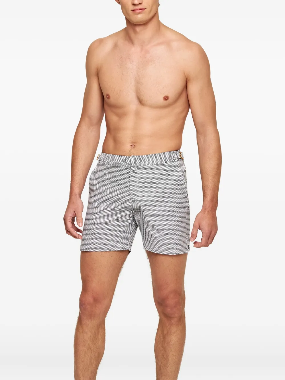 Orlebar Brown jacquard pattern swim shorts | Swim & Board Shorts | Image 2