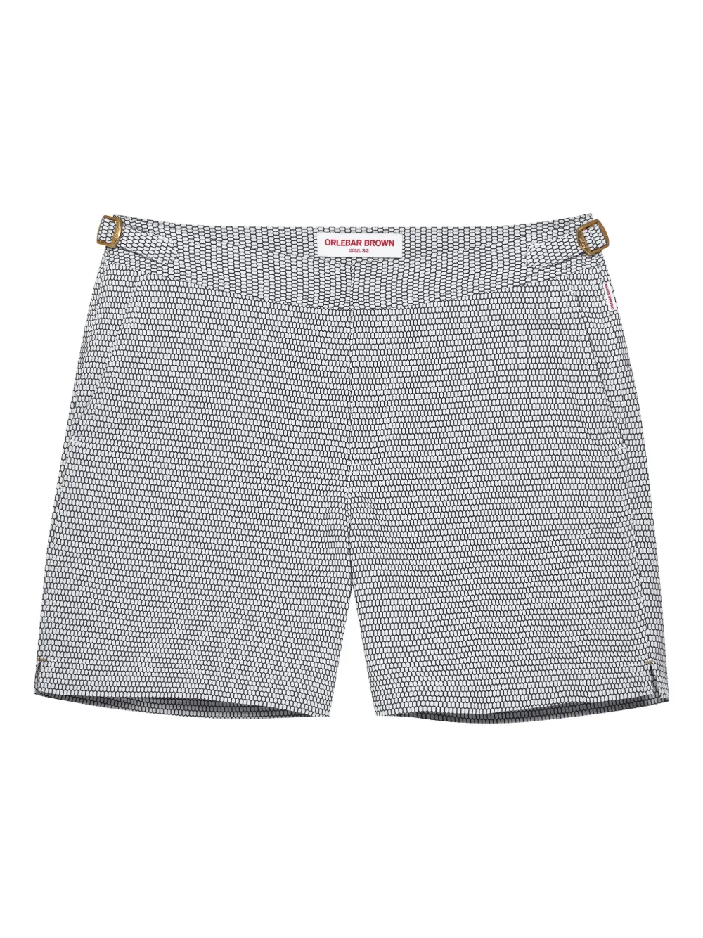 Orlebar Brown jacquard pattern swim shorts | Blue | Image 1