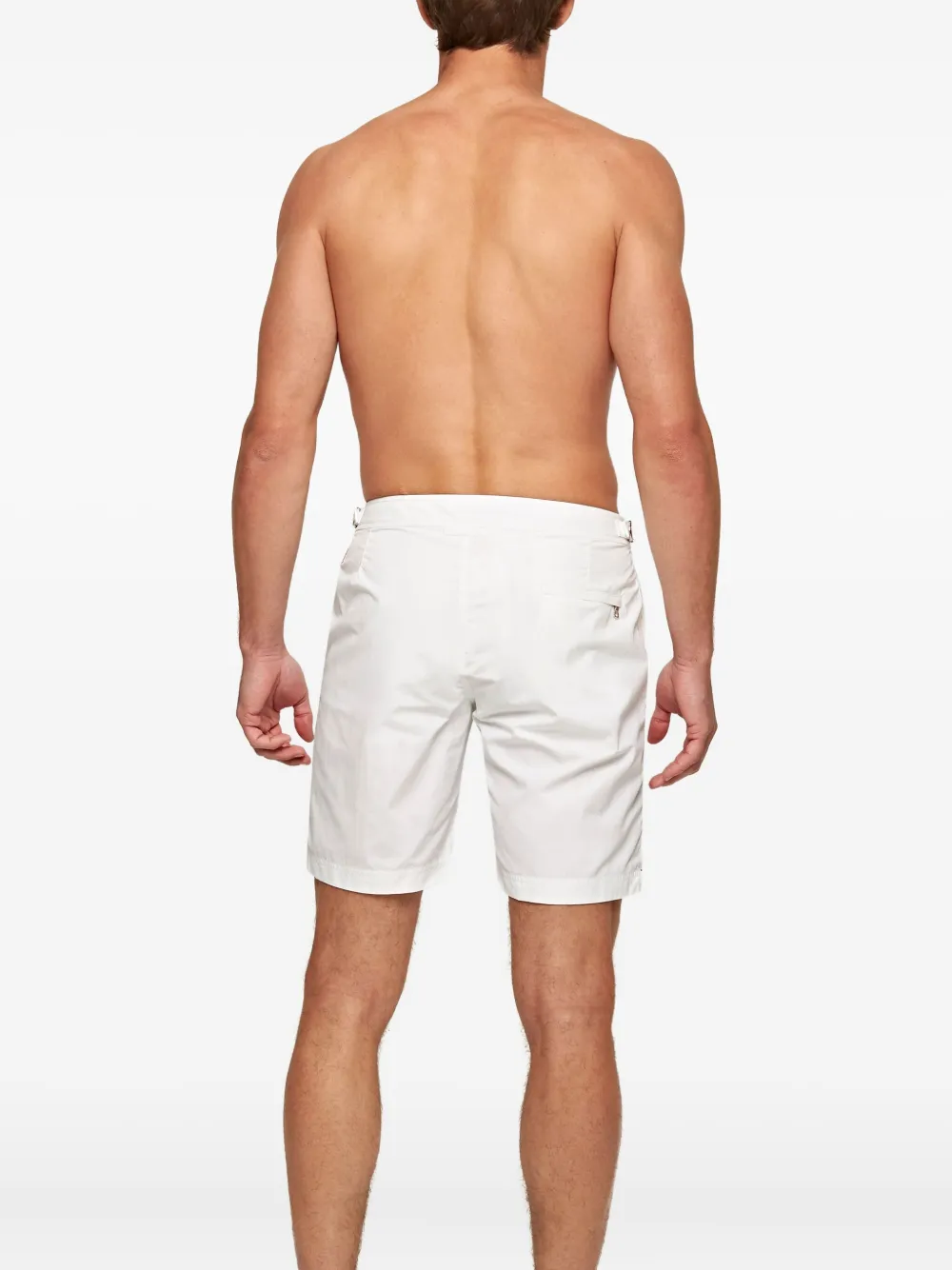  Orlebar Brown Dane Badeshorts   Weiß 