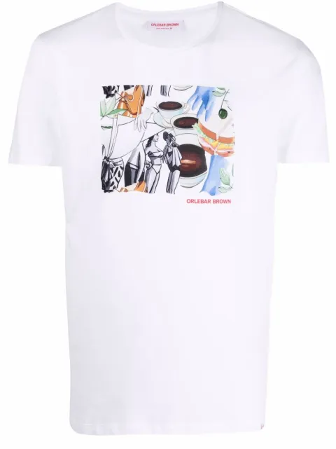 Orlebar Brown Orb-T collage print T-shirt