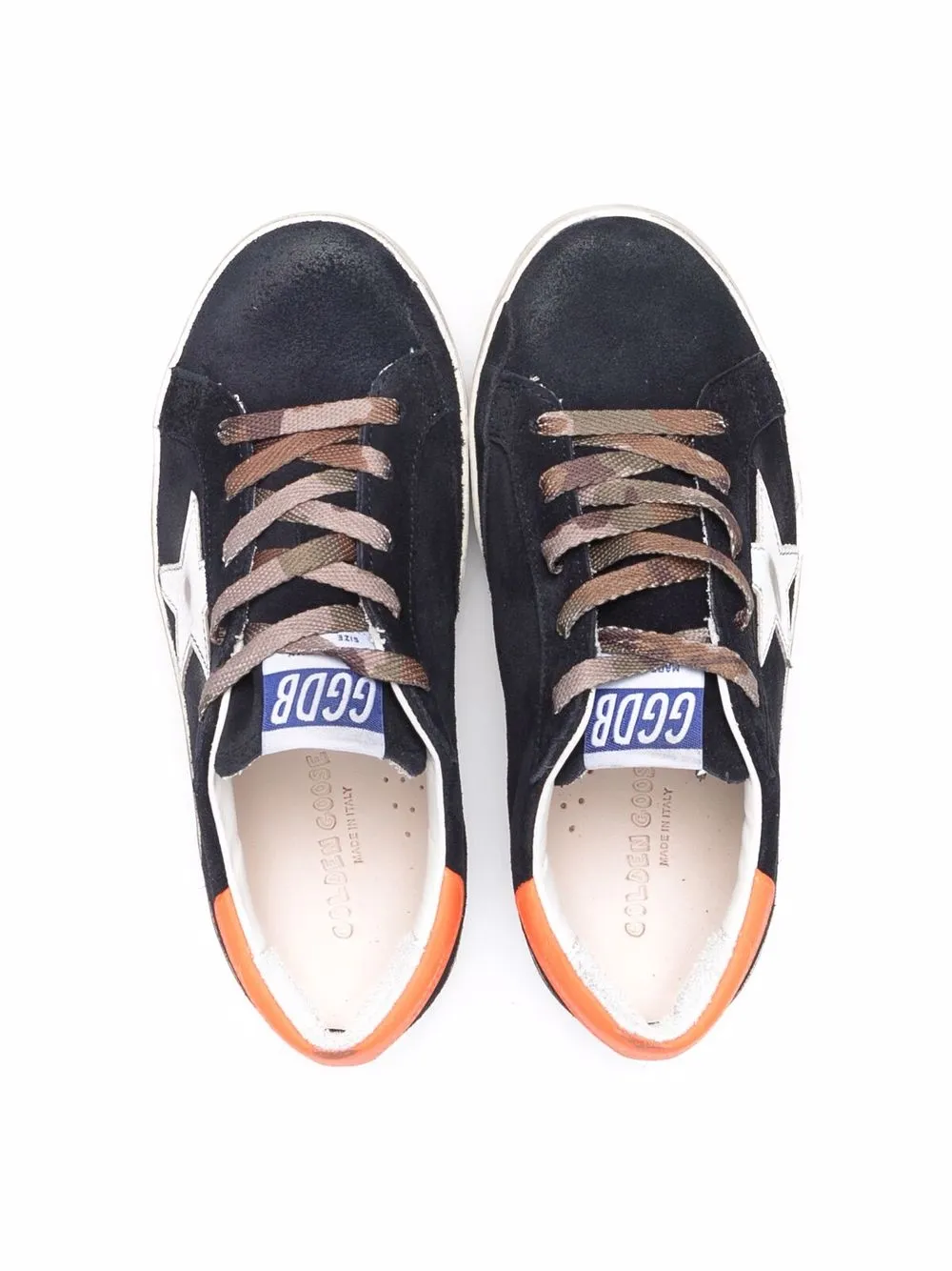 Shop Golden Goose Superstar Low-top Sneakers In Blue