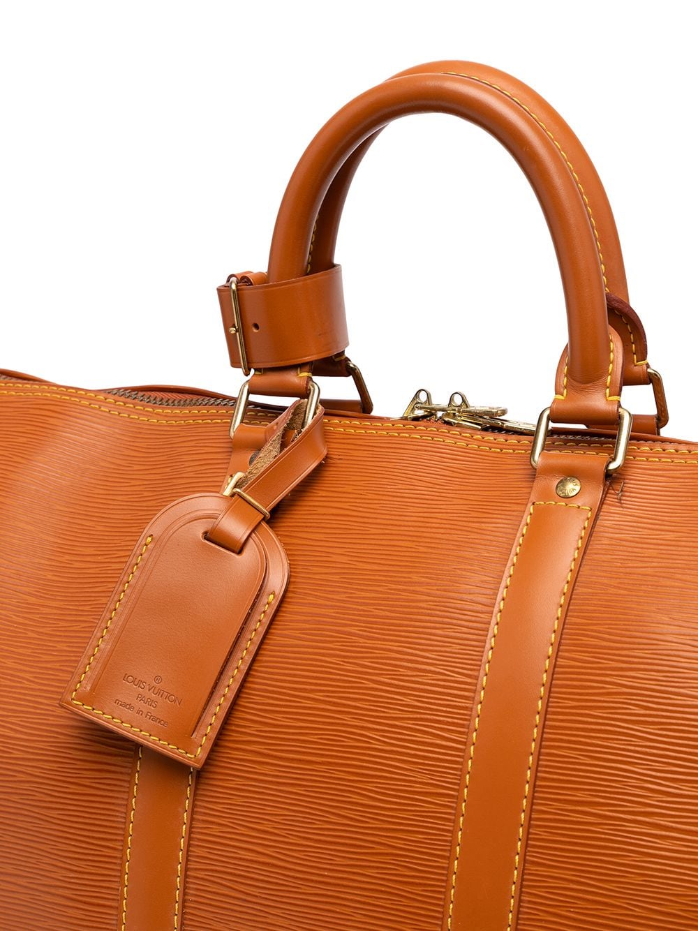 Louis Vuitton Brown Epi Leather Cipango Keepall 45 Duffle Bag