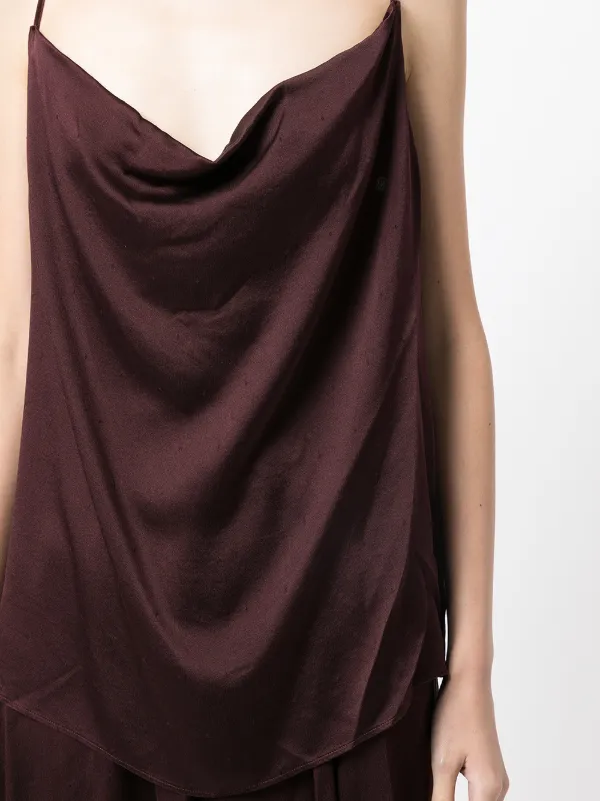 Forte Forte Cowl Neck Silk Top - Farfetch