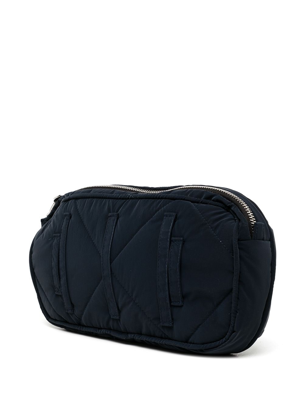 Shop Ienki Ienki Padded Zipped Belt Bag In Blau
